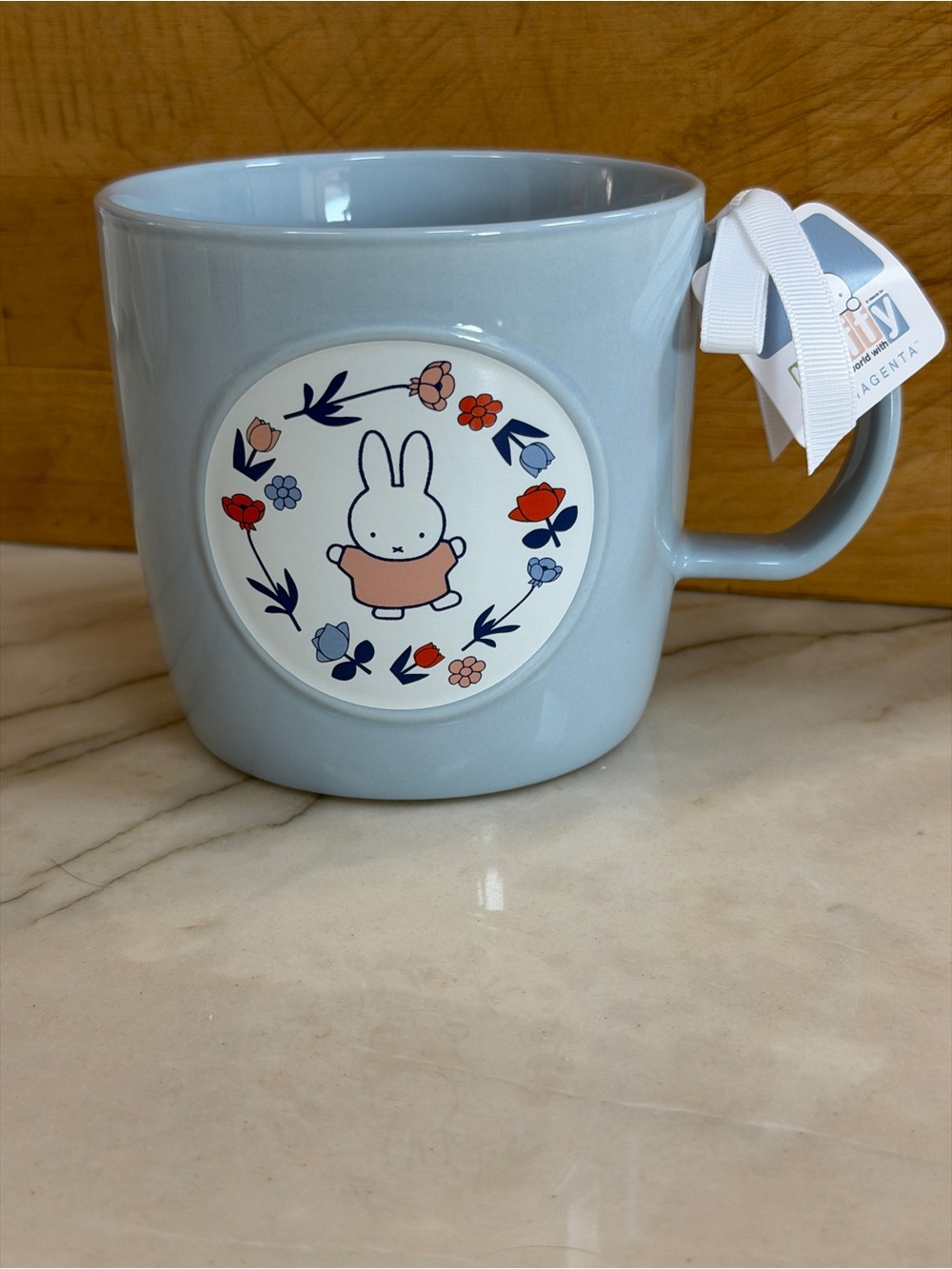 Miffy Blue Ceramic Coffee Tea Mug by Magenta